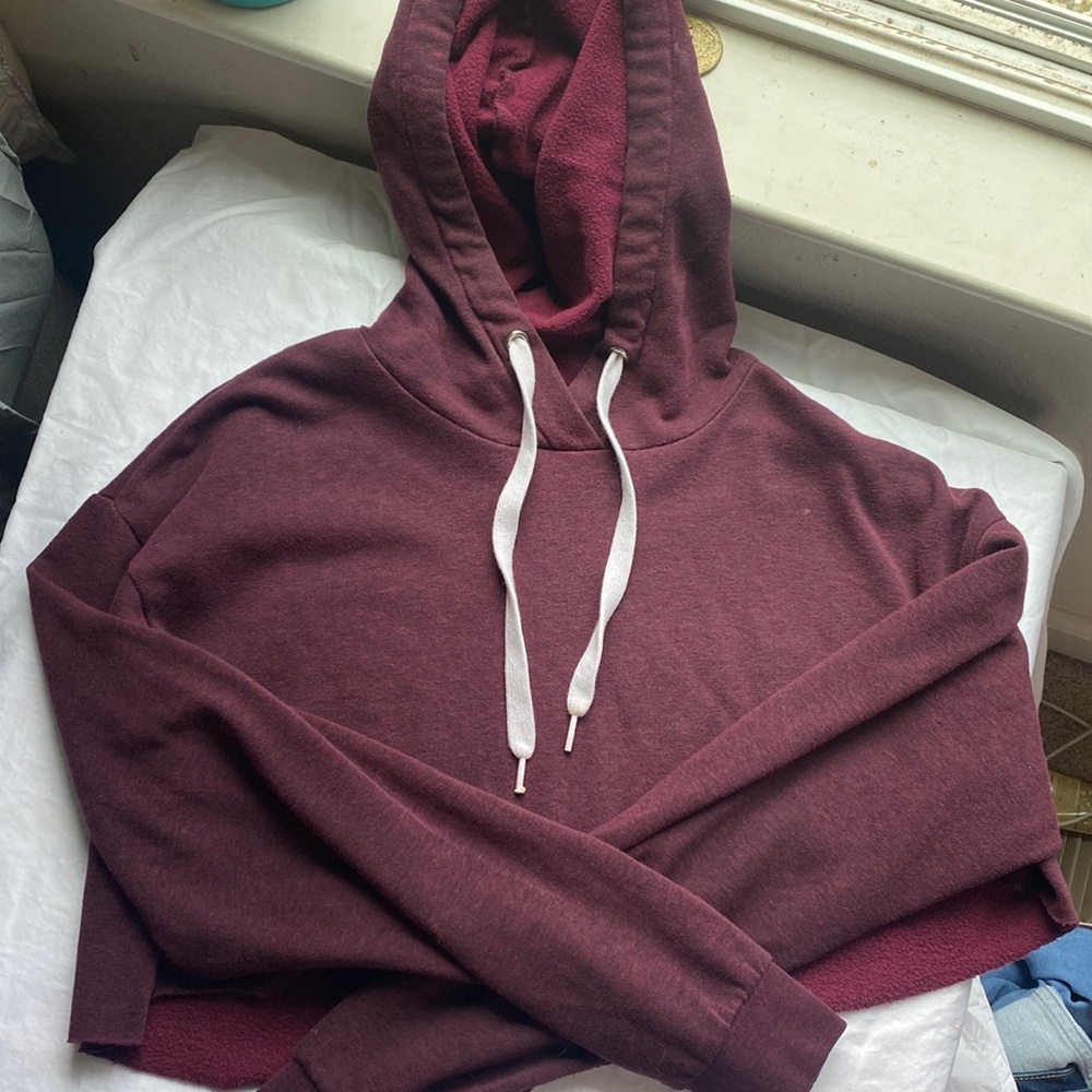 Cropped Sweatshirt Hoodie